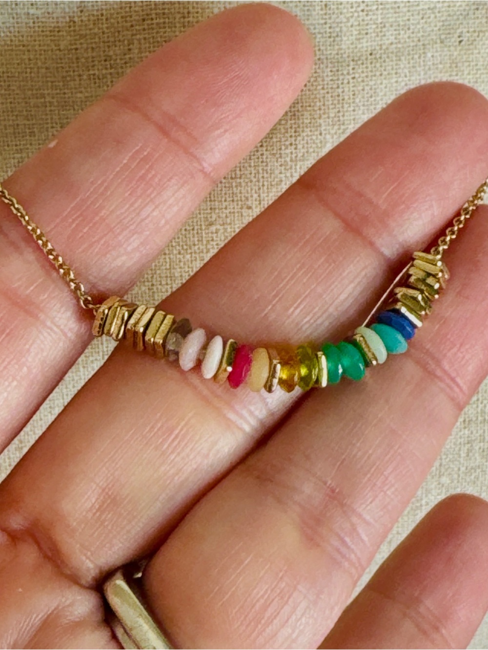 Stella & Dot Anda Intention Delicate Necklace - Creativity